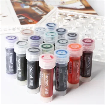 

5ml color ink packaging non-carbon glass pen dip pen color gold powder rubber stamp ink