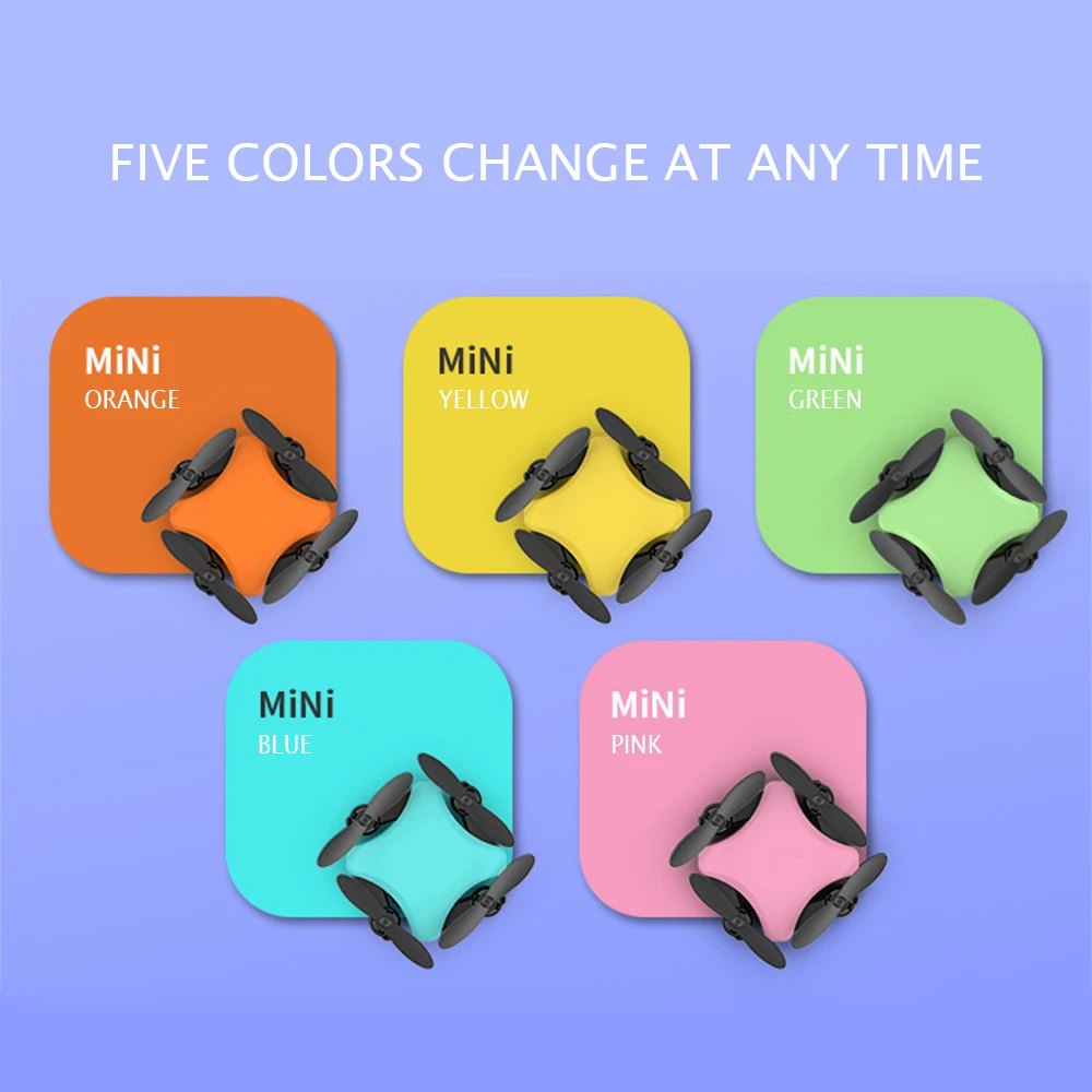 Drone 4K In Camera Drones Five Color Shell High Definition Four Folding Shaft Aircraft Aerial with 4