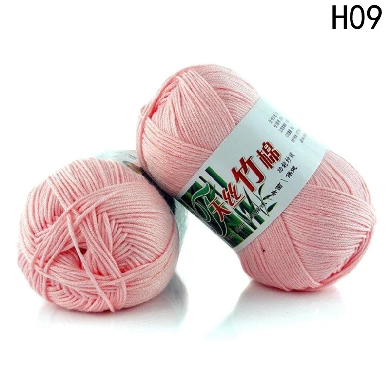 HG9936H09 Высококачественная теплая пряжа «сделай сам» из молочного хлопка, Детская шерстяная пряжа, пряжа для вязания детей, ручная вязка, пряжа, вязаное одеяло, пряжа для вязания крючком, 100 г - Цвет: HG9936H09