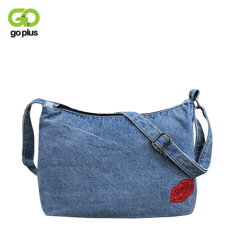 

GOPLUS Women's Shoulder Bag Bolsa Feminina Denim Vintage Crossbody Bags for Women Designer Handbags Canvas bolso mujer