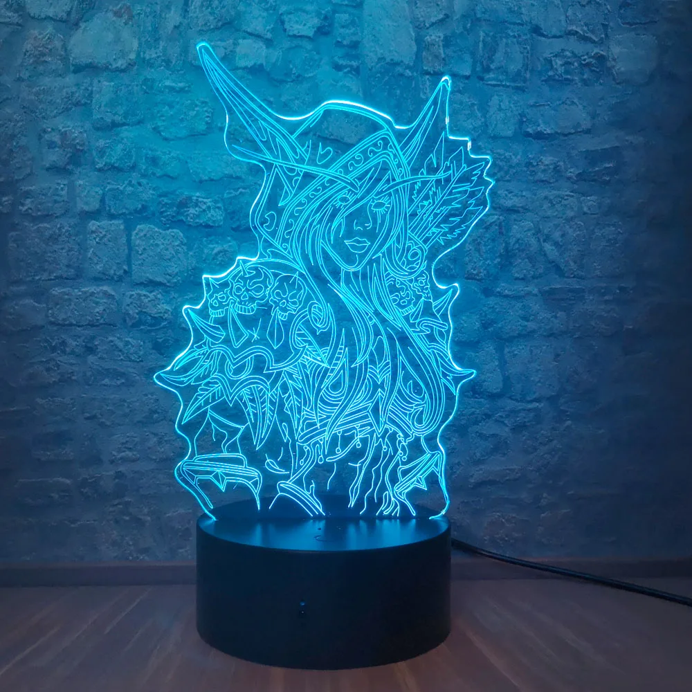 Классический мультфильм игра 3D светодиодный светильник 7 цветов сенсорный переключатель Настольный светильник лава лампа вентиляторы Новинка Рождественский светильник ing подарок Марио Pac-Man - Испускаемый цвет: 8