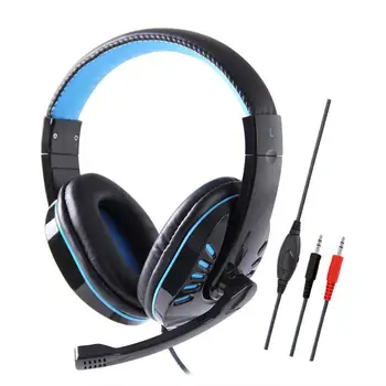 

Strong Bass Gaming Headsets Big Headphones With Light Mic Stereo Earphones Deep Bass For PC Computer Gamer Laptop PS4 New X-BOX