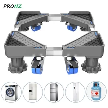 Washing Machine Holder 4Strong Feet Mobile Stand With Brake Wheel Mobile Stand Movable Floor Trolley Adjustable Base Universal