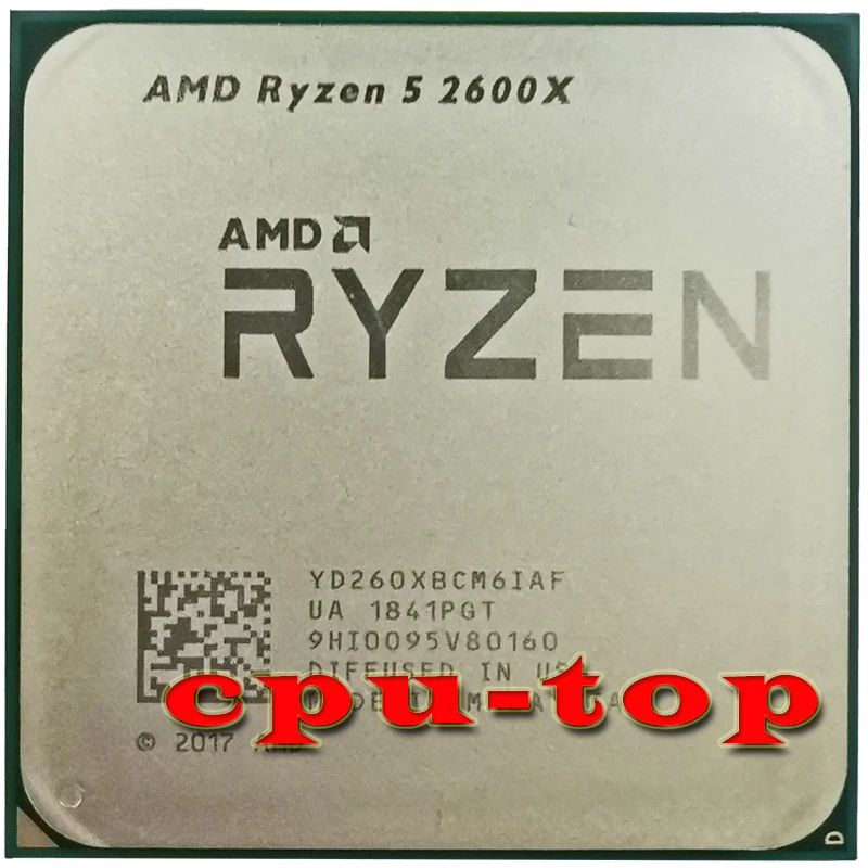 fastest cpu AMD Ryzen 5 2600X R5 2600X 3.6 GHz Six-Core Twelve-Thread CPU Processor YD260XBCM6IAF Socket AM4 new cpu CPUs