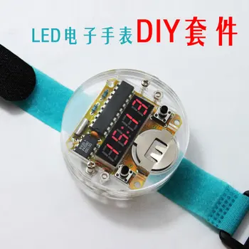 

SCM LED watch kit clock DIY big time digital tube watch electronic watch loose