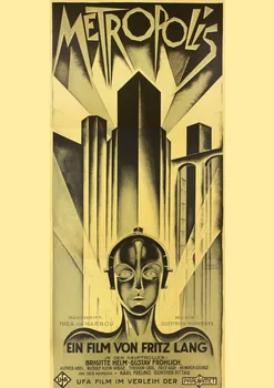 

METROPOLIS VINTAGE film SILK POSTER Wall painting 24x36inch