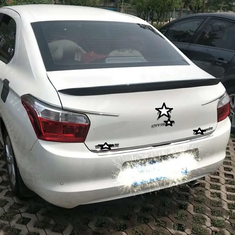 Персонализированные модернизированные украшения для стайлинга автомобилей Наружные молдинги декоративные Спойлеры крыльев 14 15 16 17 18 для Citroen Elysee