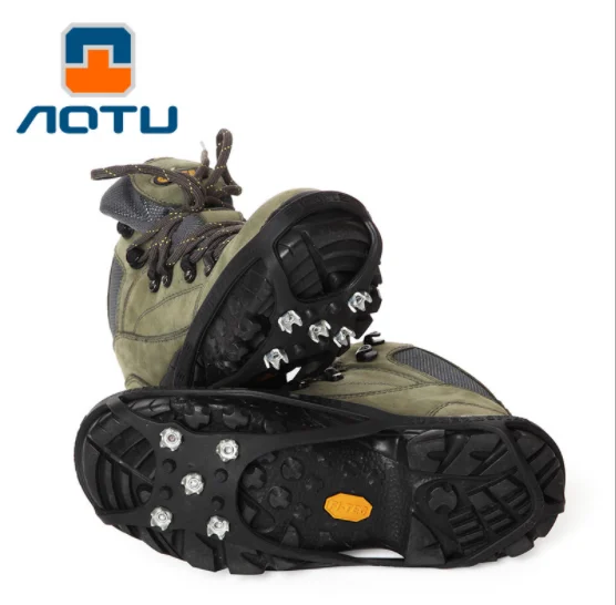 

"Crampons Cleats Overshoes crampons spike shoes crampon 1 Pair S M LStuds Anti-Skid Snow Ice Climbing Shoe Spikes Grips"