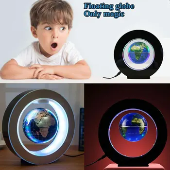 

2W DC12V Magnetic Levitation Floating Globe Map w/LED Light Home Decor EU Plug