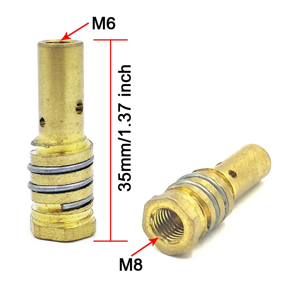Welding Torch 14Pc MIG-14AK Welding Torch 0.6mm/0.8mm/0.9mm/1.0mm/1.2mm Consumables Torch Gas Nozzle Tip Holder For 14AK MIG MAG Welding