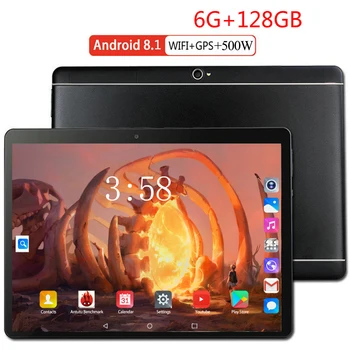 

2020 New 10.1 inch Tablet PC Octa Core 6GB RAM 128GB ROM Dual SIM Cards Android 8.0 WIFI 3G 4G FDD LTE Tablet PC 10 10.1