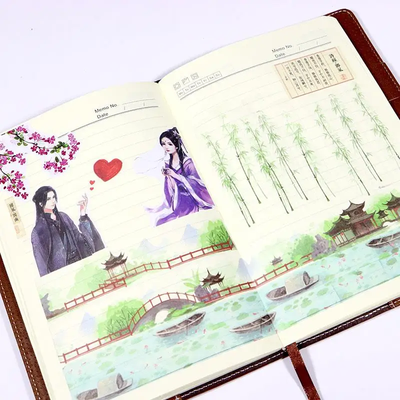 Милая яркая винтажная декоративная клейкая лента в стиле ретро для скрапбукинга