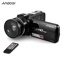 Andoer HDV-Z82 1080P Full HD 24MP цифрового видео Камера видеокамера 10X Оптический зум с " ЖК-дисплей сенсорного экрана с защитой от вибрации