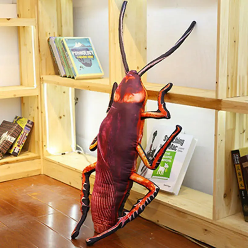 Riesen 3d Kakerlake Weiche Плюш Вид Spielzeugpillow Kissen Weihnachtsgeschenk реальная жизнь плюшевый