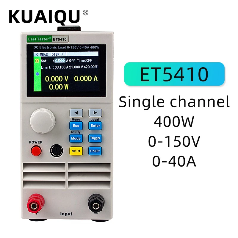 US $124.44 150V 40A400W Professional Programmable Digital DC Load Electronic Battery Tester Load Meter ET5410 ET5411 ET5420 Electrical Load