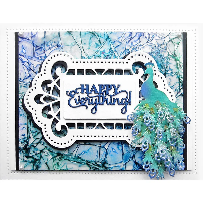 Special Happy Birthday Sentence Words Alphabet Metal Cutting Dies DIY Greeting Cards Stencil Scrapbooking Craft New Die Cut