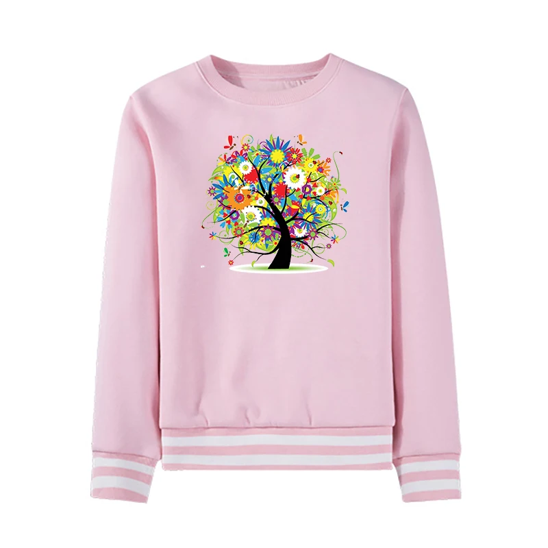 Colorful Flower Tree Patches Heat Transfer Stickers Clothes T-shirts Bags Diy Washable Level Ironing Adhesive Patches