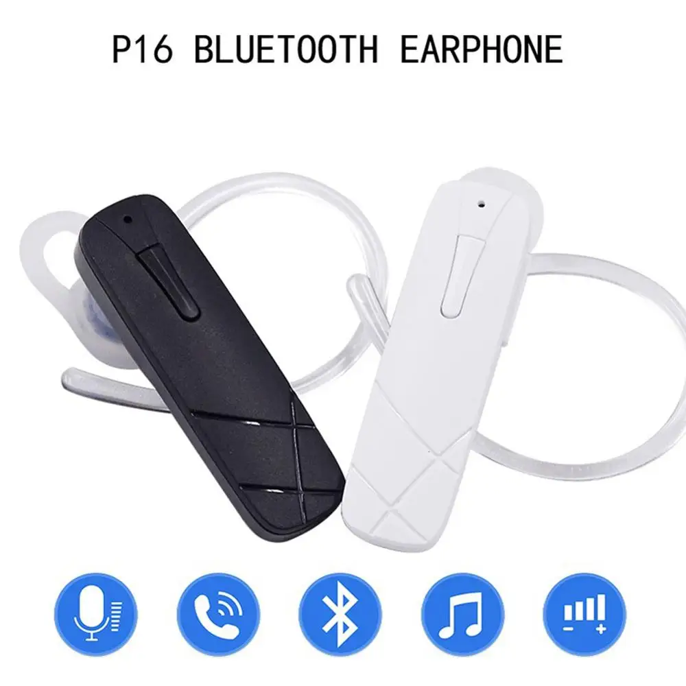Мини Bluetooth наушники стерео бас гарнитура Handsfree Earloop беспроводной наушник с