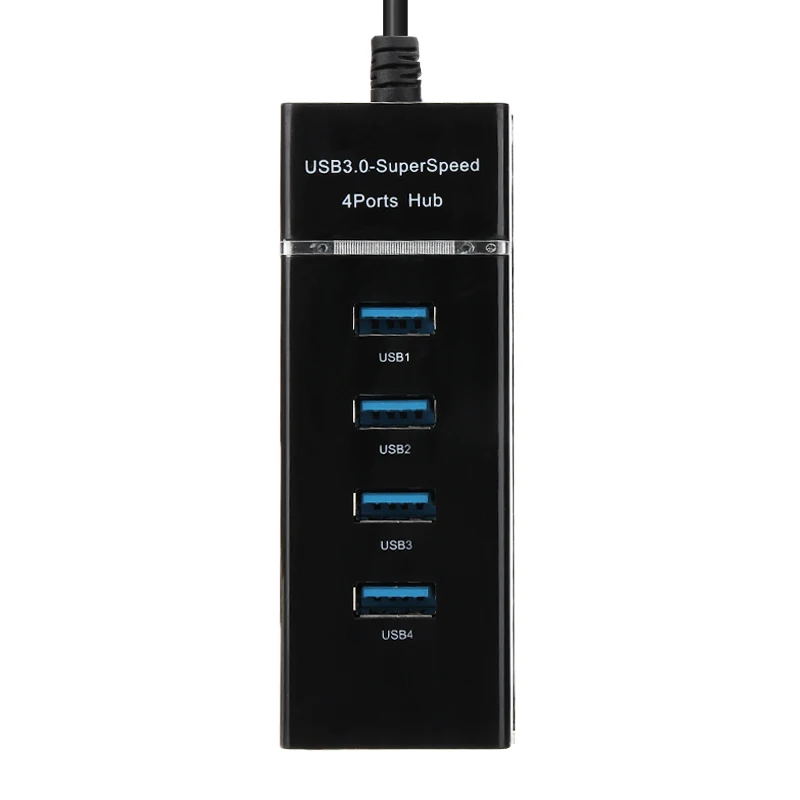 1 м 4-портовый USB 3,0 концентратор использовать несколькими устройствами с интерфейсом USB Hub мини USB разветвитель для Mac планшетный компьютер ПК