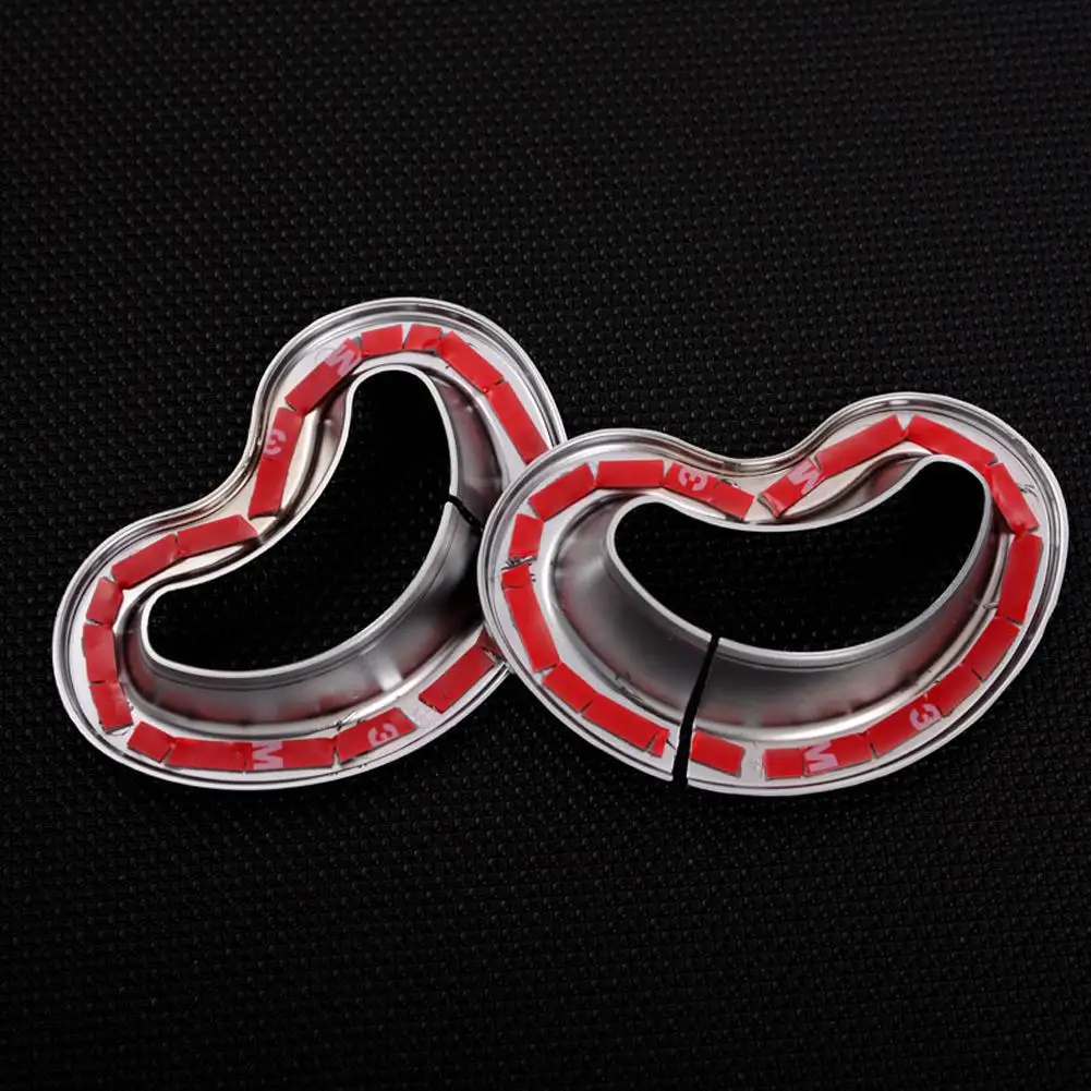 2 шт. автомобильный стиль заднего сиденья ремень безопасности пряжка крышка