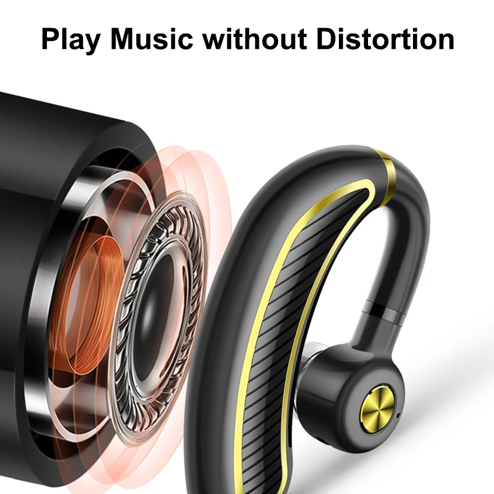 K21 Wireless Headphones Drive Bluetooth Hook Design Handsfree Stereo Earphone Earbuds Support IOS Android Phones