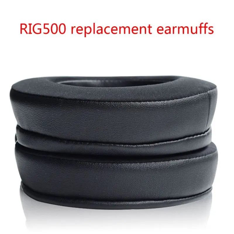 1Pair Earpads For for Plan tronics RIG 500PRO Wireless Headphones Replacement Memory Foam Headset Pillow Ear Cushions Cover Cups