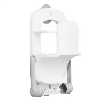 

Kitchen Adhesive Roll Paper Holder Tissue Storage Rack Toilet Sundries Shelf Convenient Kitchen Napkins and Paper Shelves