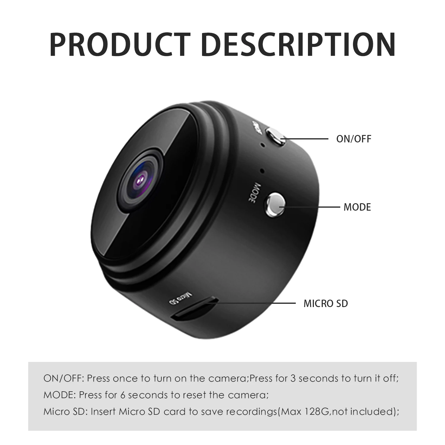 WiFi Camera A9 Surveillance Security Mini CCTV Wireless Mini Camera 720p/1080P Home wifi camera surveillance camera