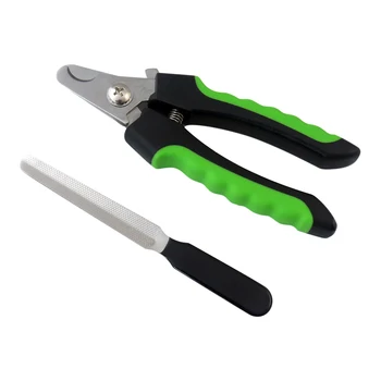 

2Pcs Stainless Steel Professional Pet Cat Dog Nail Clipper Cutter With Sickle Grooming Scissors Clippers Pet Claws Dog Supplies