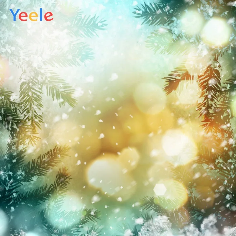 Yeele Рождество фотосессия Декор боке сверкающие мяч фотографии фоны персонализированные фотографические фоны для фотостудии