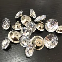 50Pcs/lot acrylic Buttons Sewing Sofa DIY Diamond Upholstery Headboard acrylic Crystal Buttons Accessories 18/20/25/30MM 1