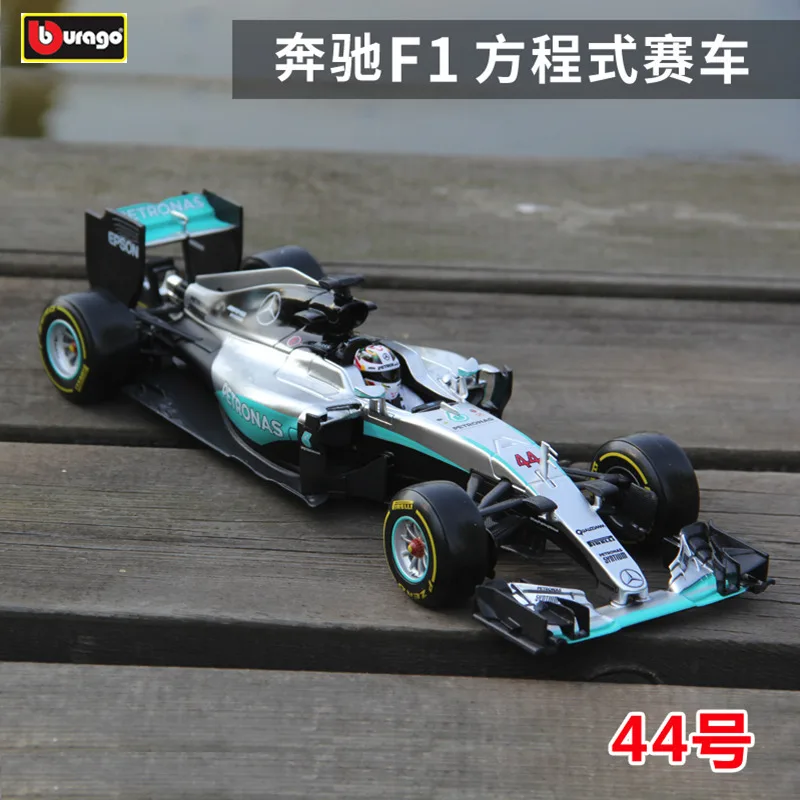 Бураго 1:18 Mercedes Benz AMG 44 сплав F1 модель автомобиля литье под давлением