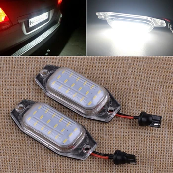 

CITALL 2pcs LED Number License Plate Light Lamp 3W Fit For Toyota J80 Land Cruiser Prado Lexus LX450