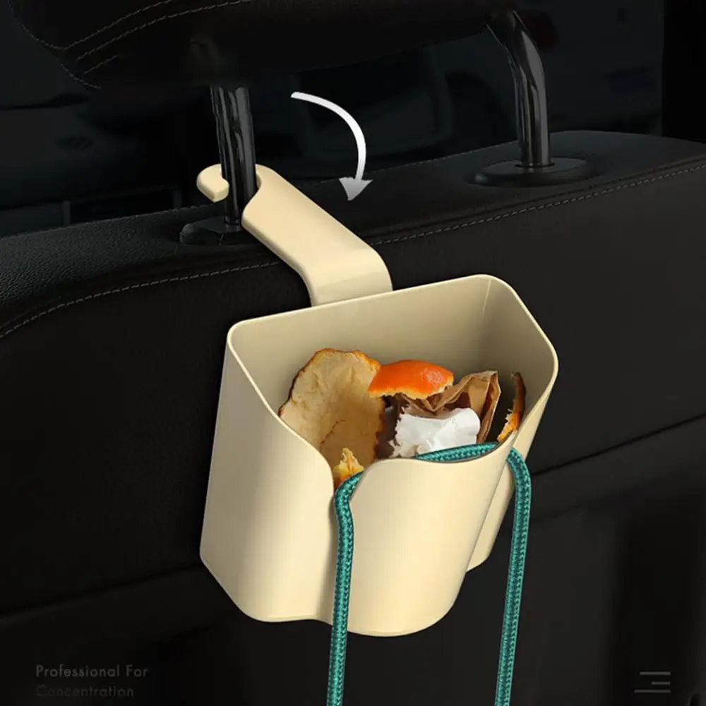 Car Hook Trash Can Car Seat Storage Box Mobile Phone Storage Box Storage Barrel Supplies Professional Fashion