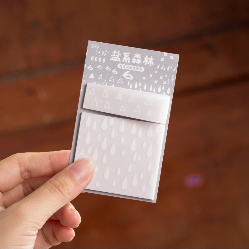 

Kawaii Forest Folding Memo Pad N Times Sticky Notes transparent Index Memo Notepad Bookmark Gift Bullet Journal Stationery