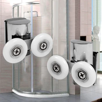 

2pcs Wheels 23mm Top Bottom Bathroom Shower Door Rollers Runners Upper And Lower New Arrival