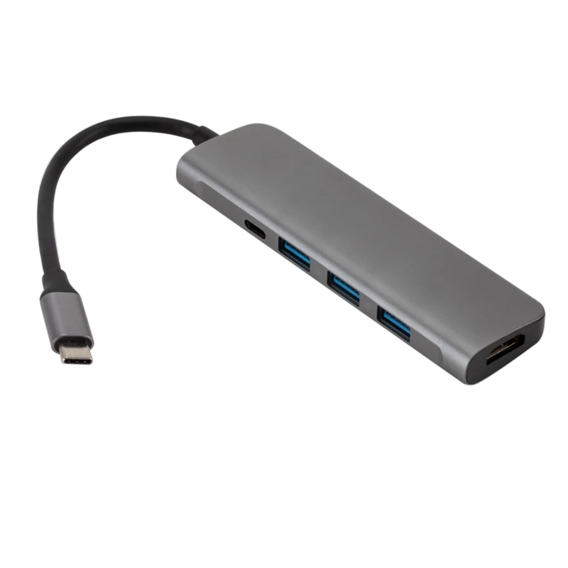 5 в 1 USB C концентратор типа C до 3 портов USB 3,0 HDMI мощность PD адаптер для MacBook Pro huawei P30 Thunderbolt 3