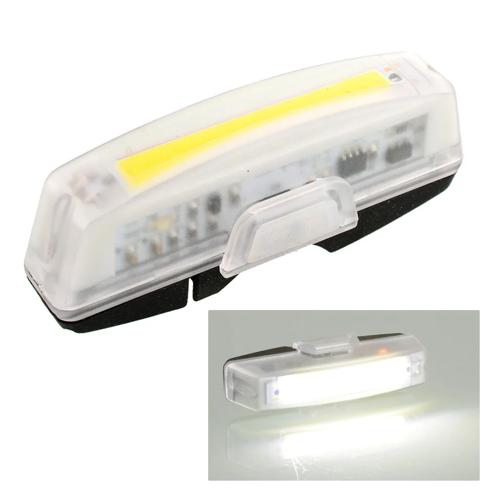 

Bike Rear Light Front Safety Tail Lamp Bike Warning Light White LED Flashing Outdoor USB