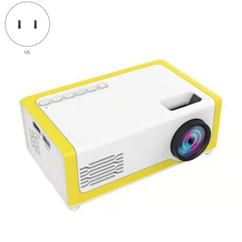 Домашний проектор детский беспроводной развлекательный HD 1080P US Plug
