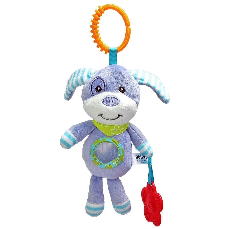 TOY201-3 Детские игрушки 0-12 месяцев, детские погремушки, колокольчики, животные, ветровые игрушки с колокольчиками для новорожденных, игрушки, плюшевые детские коляски, подвеска у кровати - Цвет: TOY201-3