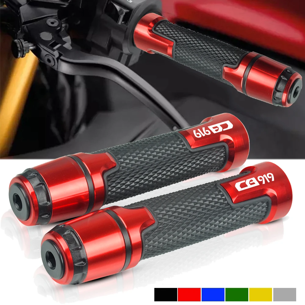 

For HONDA CB600F CB599 CB600 CBR 600 F2.F3.F4.F4i Hornet 600 CB919 Motorcycle 7/8" 22MM Handlebar Hand Grips Handle Bar End Cap