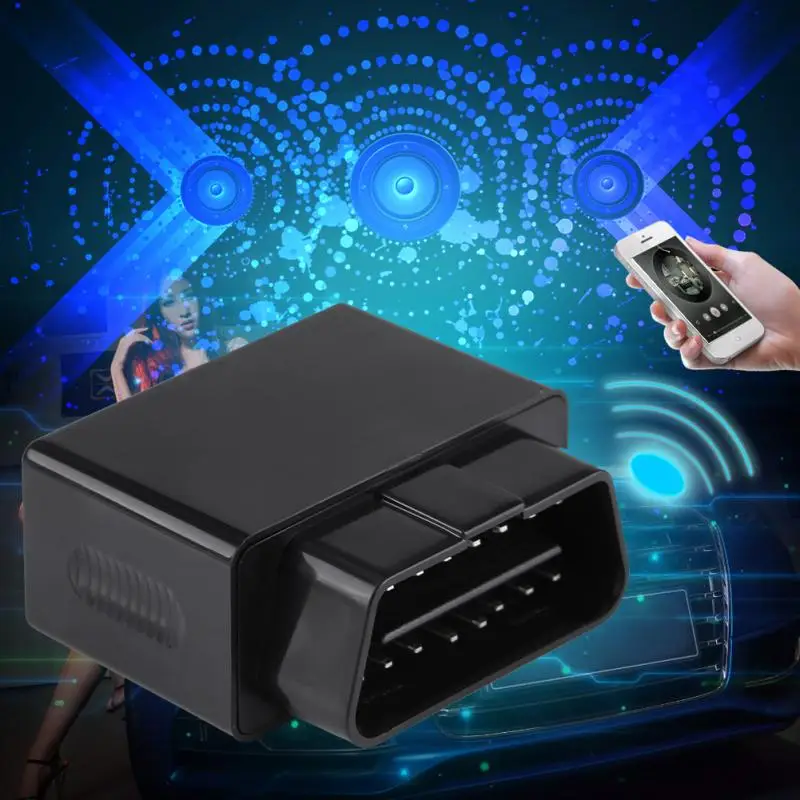 OBD2 BT автомобильный диагностический сканер беспроводной автомобильный код считыватель сканирующий инструмент W/FM и локатор автомобильные аксессуары