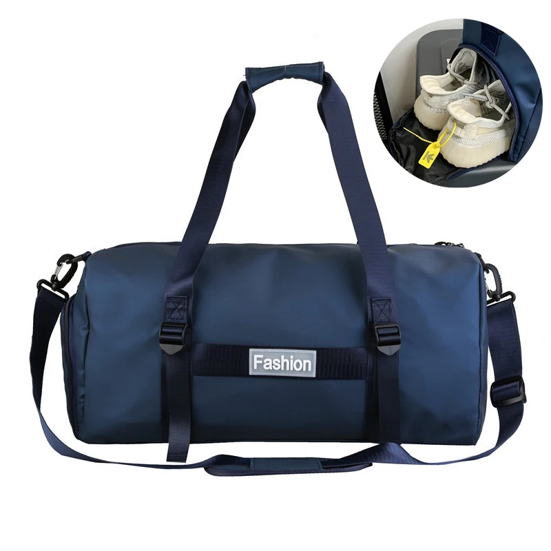 

2021 Women's Fitness Bag Large Capacity Dry Wet Separation Portable Training Bag Men's Outdoor Sports Travel Bag