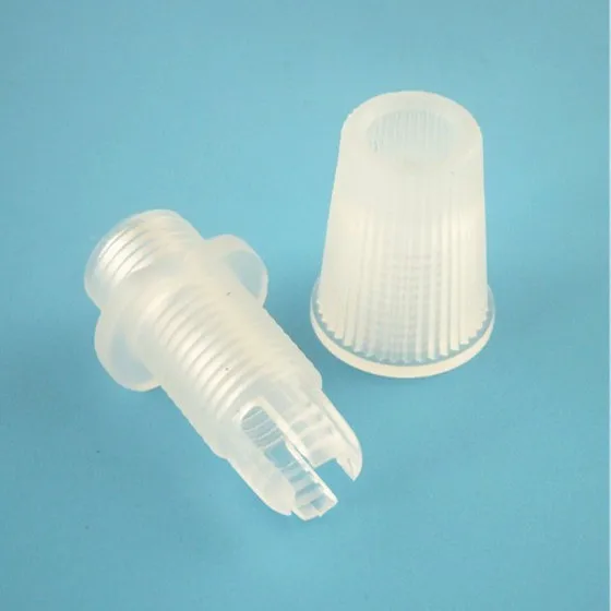 Portalamparas E27 Techo 20 Conectores Para Luces Colgantes - Alivio Tensión M10, Plástico Negro (14mm Diámetro) Abrazaderas Plastico