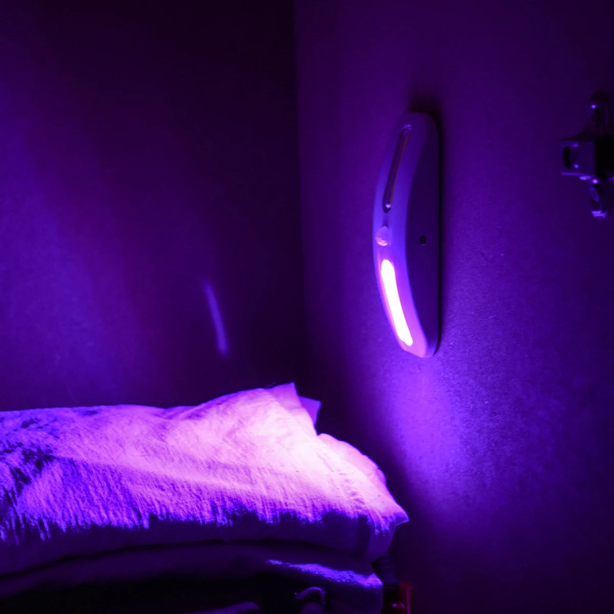 1 шт. Активированный датчик движения USB 2LED ночник перезаряжаемая лампа для Хэллоуина с usb-кабелем