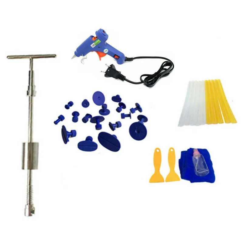 

34 pcs/set Car DIY Tools Paintless Dent Repair Glue Sticks Removal Rods Tool Kit (EU Plug)