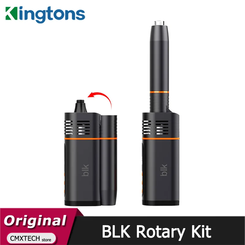 Новинка Kingtons BLK вращающийся комплект испаритель сухой травы 1800 мАч батарея 1 мл