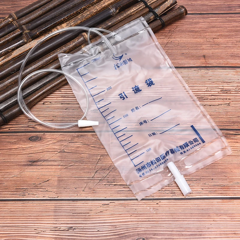 1Pc 1000ml Urine Collector Bag Urinary Catheter Health Drainage Bag Male Urine Anti-Reflux