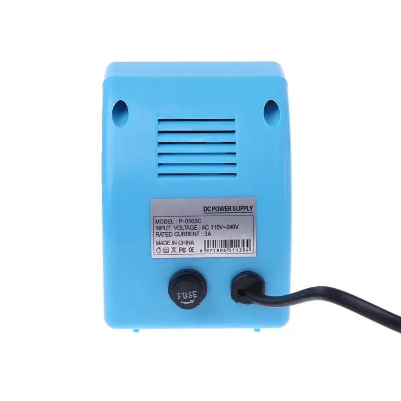110 V-240 V DC источник питания Амперметр для ремонта мобильных телефонов 5V 3A Амперметр заряда батареи защита от короткого замыкания