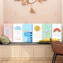 Autocollant mural Anti collision pour tête de lit, papier peint auto adhésif, décoration pour chambre d'enfant, garçon et fille, Tatami Cabecero, panneaux avant